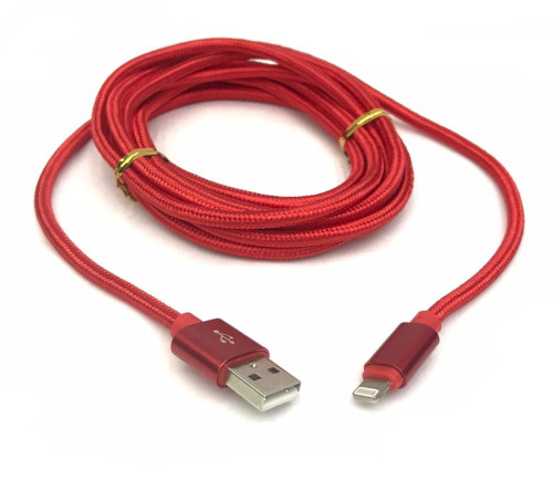USB to iPhone Data & Charging Cable 3m Braided